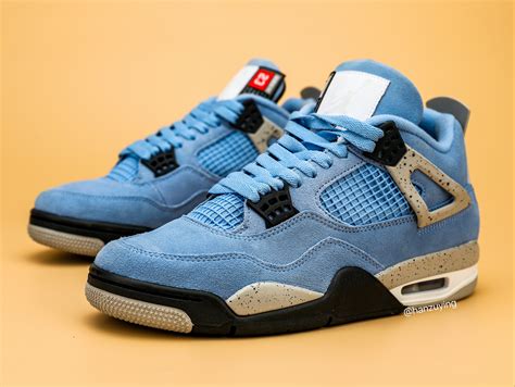 jordan 4 university blue reps|jordan 4 university blue 2021.